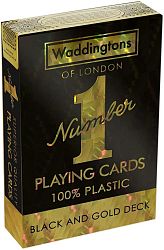Игральные карты Winning Moves: Waddingtons No.1 (черно-золотой)
